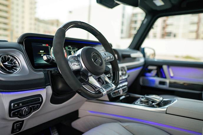 Аренда Mercedes G 63 AMG Blue в Дубае - фото 12