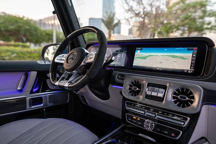 Аренда Mercedes G 63 AMG Blue в Дубае - фото 9