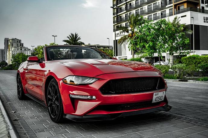 Аренда Ford Mustang Convertible GT Premium в Дубае - фото 6