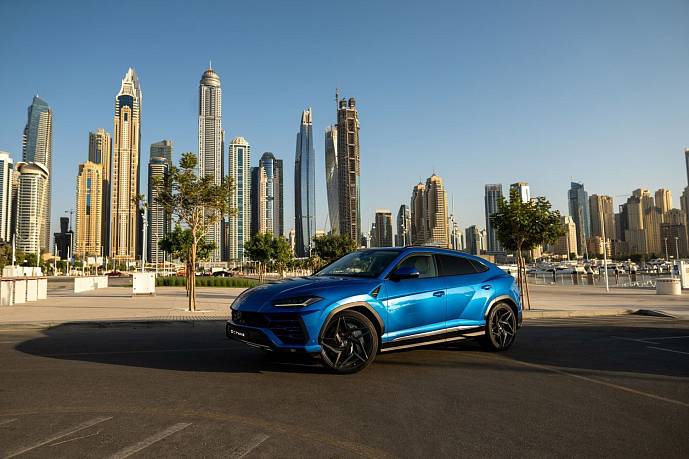 Аренда Lamborghini Urus Dark Blue в Дубае - фото 4